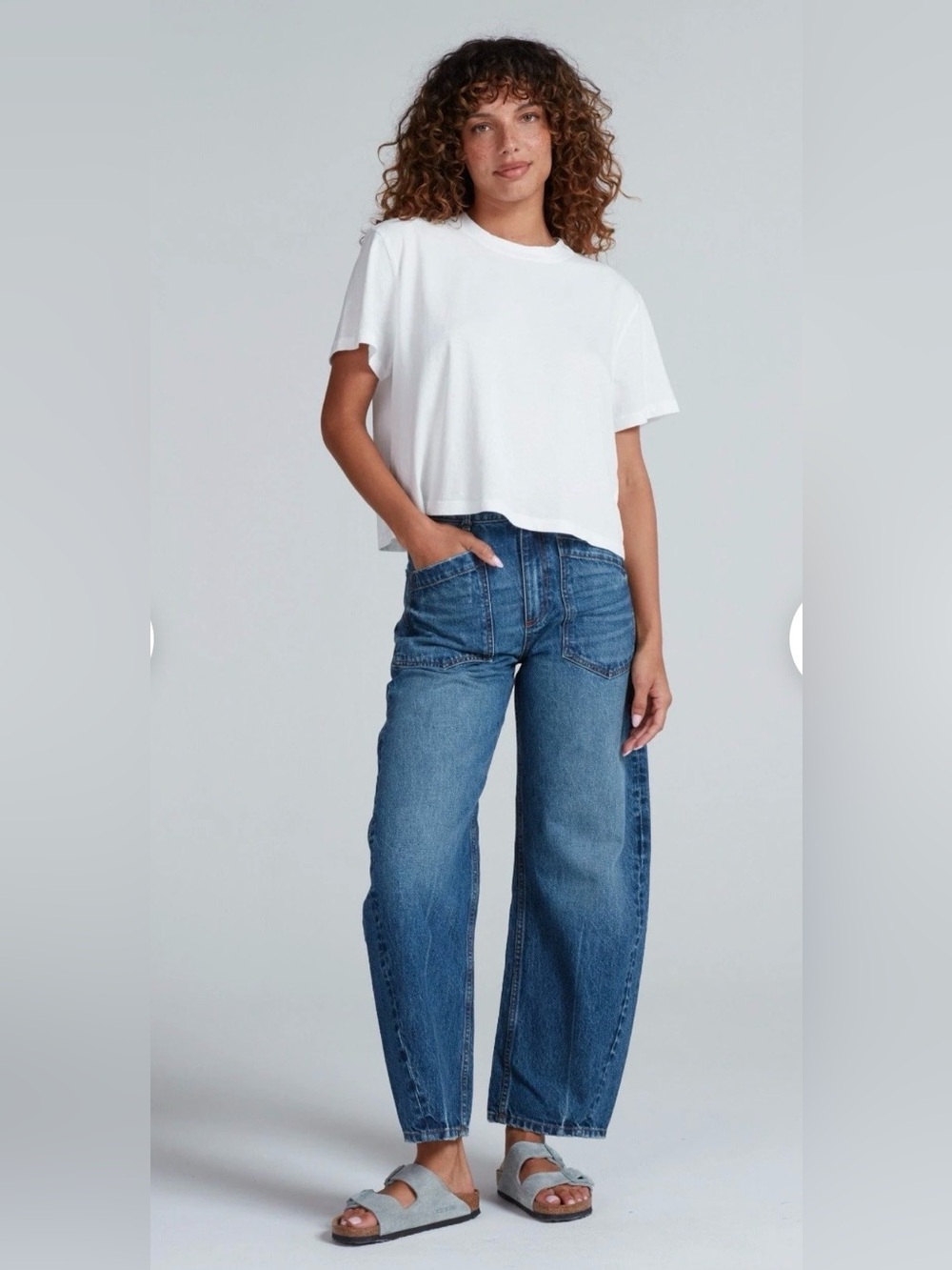 Askk NY twisted barrel jeans (brand new w tags)